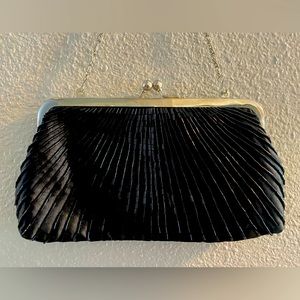 Purse - Black Beaded Costume Purse